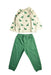 A Green Pants Sets from Blue Dog Baby in size 3T for boy. (Front View)