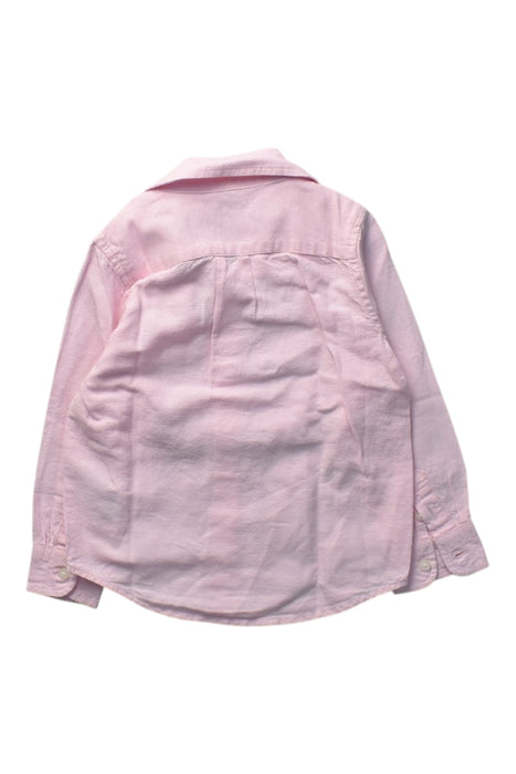 A Pink Long Sleeve Shirts from Janie & Jack in size 2T for boy. (Back View)