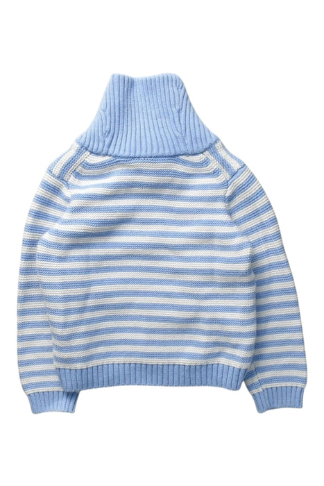A Blue Knit Sweaters from Janie & Jack in size 2T for boy. (Back View)