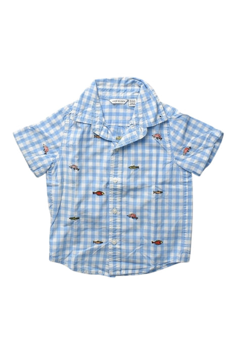 A Blue Short Sleeve Shirts from Janie & Jack in size 18-24M for boy. (Front View)