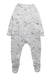 A White Onesies from Purebaby in size 3-6M for boy. (Front View)