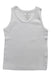 A White Sleeveless T Shirts from Purebaby in size 0-3M for boy. (Front View)