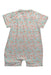 A Multicolour Short Sleeve Rompers from Chateau de Sable in size 6-12M for boy. (Back View)