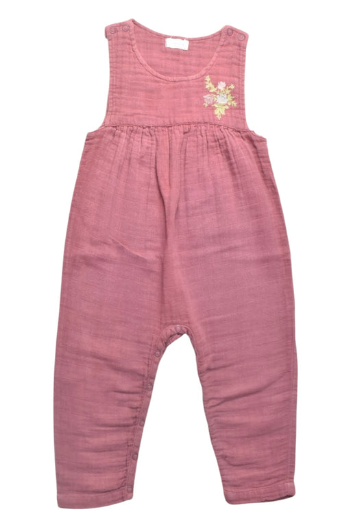 A Pink Sleeveless Rompers from Jamie Kay in size 6-12M for girl. (Front View)