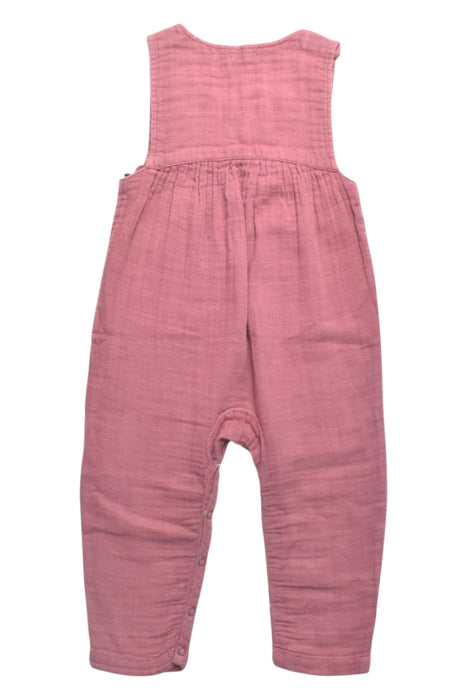 A Pink Sleeveless Rompers from Jamie Kay in size 6-12M for girl. (Back View)