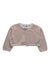 A Beige Cardigans from Petit Bateau in size 3-6M for girl. (Front View)