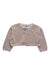 A Beige Cardigans from Petit Bateau in size 3-6M for girl. (Front View)