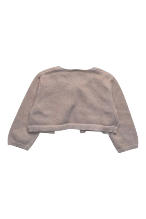 A Beige Cardigans from Petit Bateau in size 3-6M for girl. (Back View)