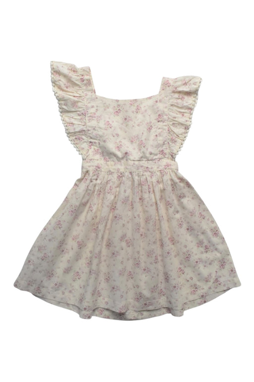 A Ivory Sleeveless Dresses from Jamie Kay in size 3T for girl. (Front View)