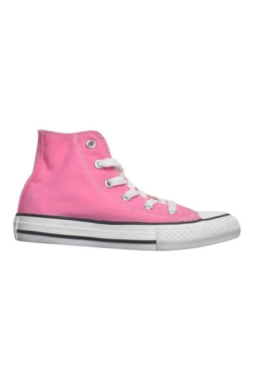 A Pink Sneakers from Converse in size 5T for girl. (Front View)