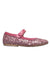 A Pink Flats from Manuela de Juan in size 4T for girl. (Front View)