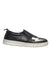 A Black Slip Ons from Neil Barrett Kids in size 7Y for boy. (Front View)