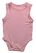A Pink Sleeveless Bodysuits from Raph and Remy in size 3-6M for girl. (Front View)