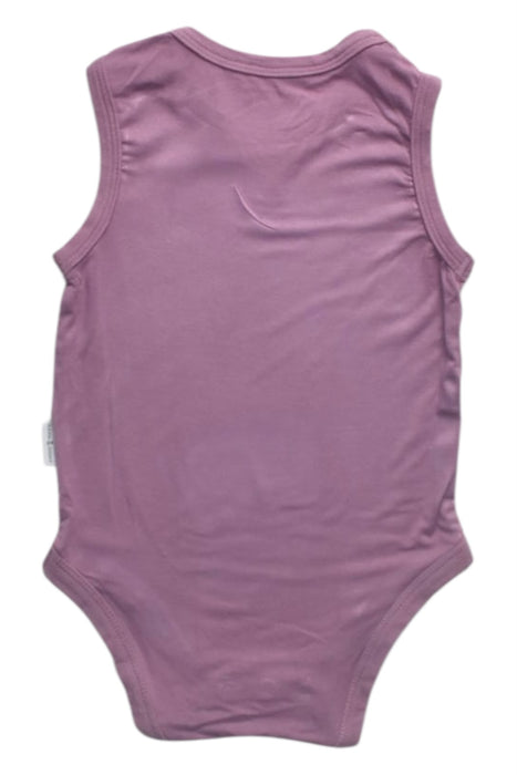 A Purple Sleeveless Bodysuits from Raph and Remy in size 6-12M for girl. (Back View)