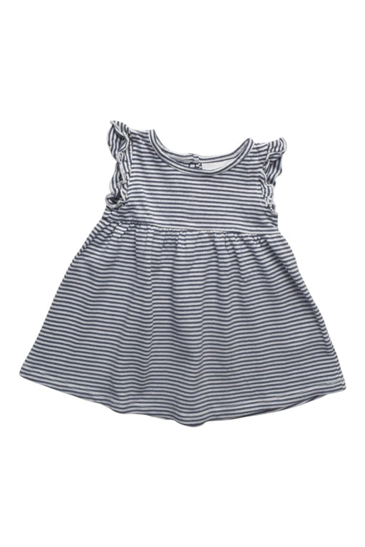 A Black Sleeveless Dresses from The Little White Company in size 3-6M for girl. (Front View)