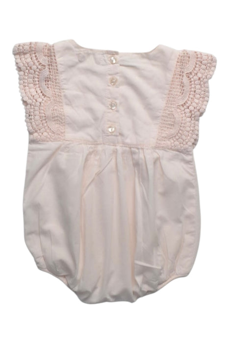 A Pink Sleeveless Rompers from Jamie Kay in size 3-6M for girl. (Back View)