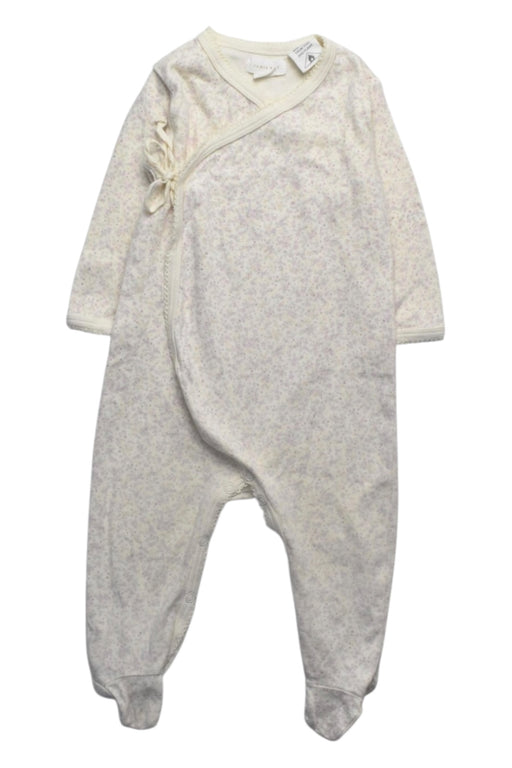 A Ivory Onesies from Jamie Kay in size 6-12M for girl. (Front View)