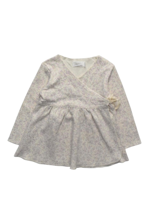 A White Long Sleeve Dresses from Jamie Kay in size 3-6M for girl. (Front View)