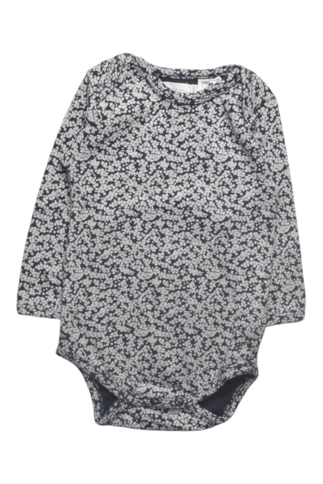 A Black Long Sleeve Bodysuits from Jamie Kay in size 6-12M for girl. (Front View)