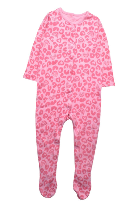 A Pink Onesies from Mothercare in size 6-12M for girl. (Front View)