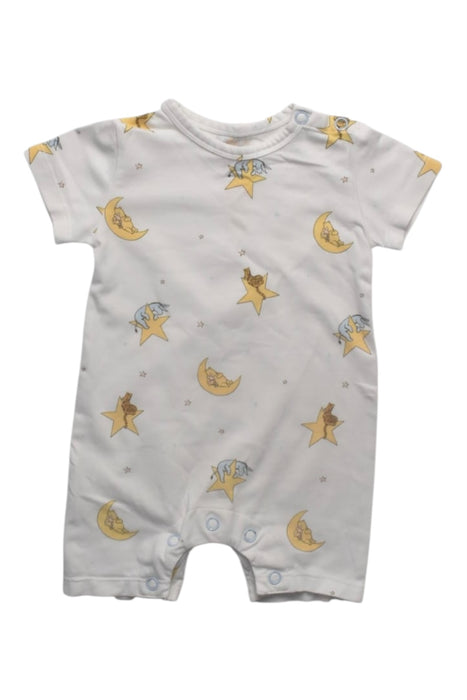 A White Short Sleeve Rompers from Disney X Elly in size 0-3M for girl. (Front View)