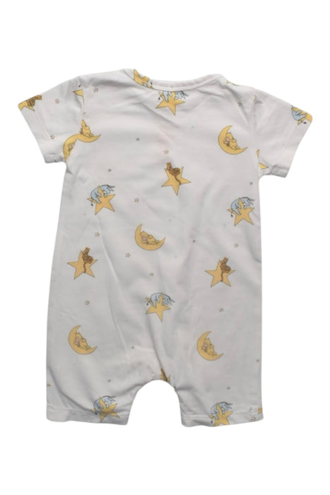 A White Short Sleeve Rompers from Disney X Elly in size 0-3M for girl. (Back View)