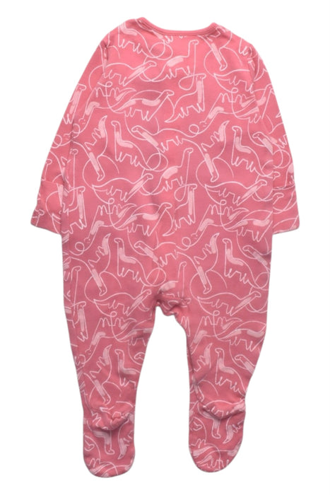 A Pink Onesies from Mothercare in size 0-3M for girl. (Back View)