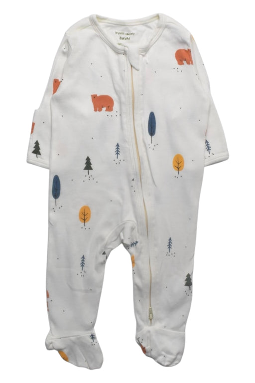 A Multicolour Onesies from Le Petit Society in size 3-6M for girl. (Front View)