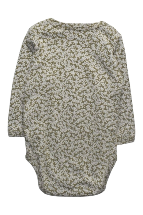 A Green Long Sleeve Bodysuits from Jamie Kay in size 3-6M for girl. (Back View)