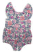 A Multicolour Sleeveless Rompers from Louis Louise in size 3-6M for girl. (Back View)