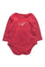 A Red Long Sleeve Bodysuits from Mothercare in size 0-3M for girl. (Front View)