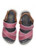 A Pink Sandals from Bonpoint in size 6T for girl. (Back View)