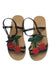 A Black Sandals from Bonpoint in size 5T for girl. (Back View)