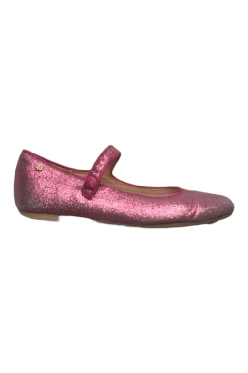 A Pink Flats from Manuela de Juan in size 5T for girl. (Front View)