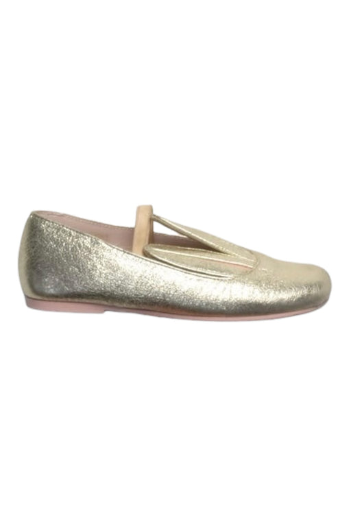 A Gold Flats from Minna Parikka in size 5T for girl. (Front View)