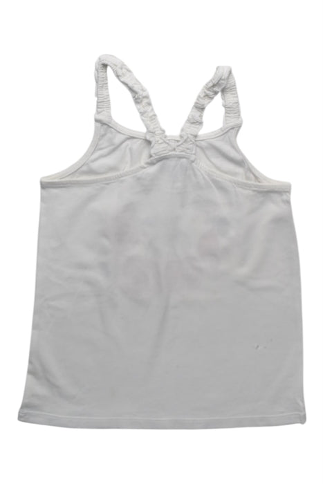 A White Sleeveless Tops from Sergent Major in size 9Y for girl. (Back View)