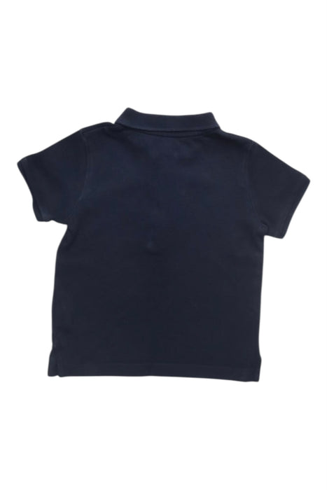 A Navy Short Sleeve Polos from Bout'Chou in size 18-24M for boy. (Back View)