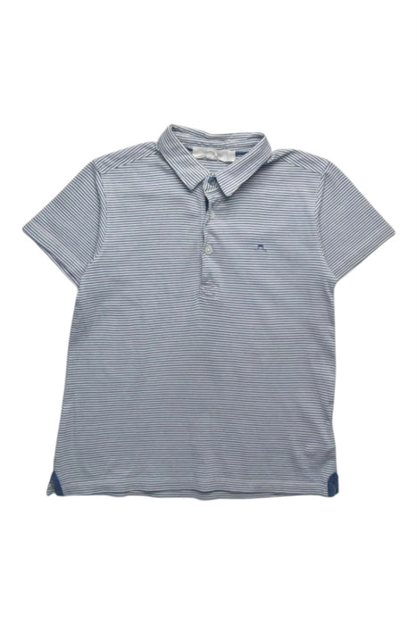 A Blue Short Sleeve Polos from Chateau de Sable in size 4T for boy. (Front View)