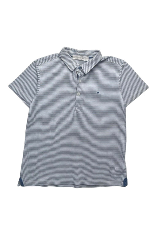 A Blue Short Sleeve Polos from Chateau de Sable in size 4T for boy. (Front View)
