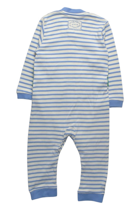 A Blue Onesies from Jojo Maman Bébé in size 6-12M for boy. (Back View)