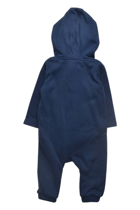A Navy Long Sleeve Rompers from DKNY in size 6-12M for boy. (Back View)