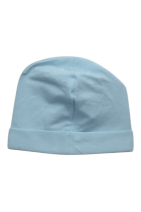 A Blue Beanies from Moschino in size 3-6M for boy. (Back View)