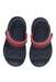A Navy Sandals from Crocs in size 12-18M for boy. (Back View)