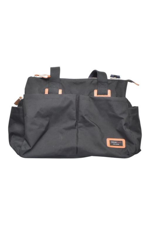 A Black Diaper Bags from Stork Sak in size O/S for neutral. (Front View)