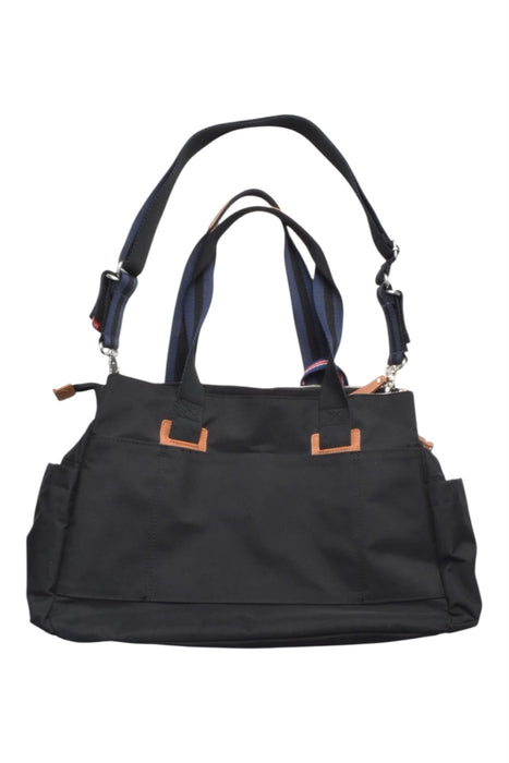 A Black Diaper Bags from Stork Sak in size O/S for neutral. (Back View)