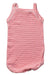 A Pink Sleeveless Bodysuits from Petit Bateau in size 0-3M for girl. (Back View)