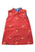 A Red Sleeveless Dresses from Maison Q in size 6-12M for girl. (Front View)