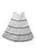 A White Sleeveless Dresses from Chateau de Sable in size 18-24M for girl. (Back View)