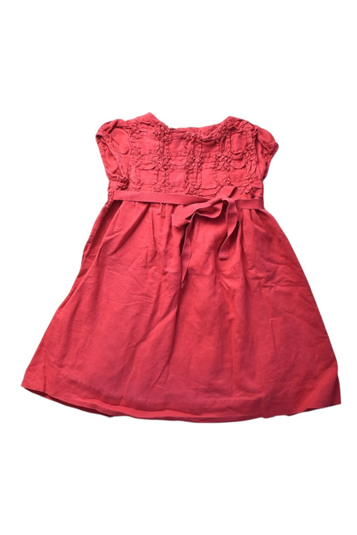 A Red Short Sleeve Dresses from Chateau de Sable in size 18-24M for girl. (Front View)
