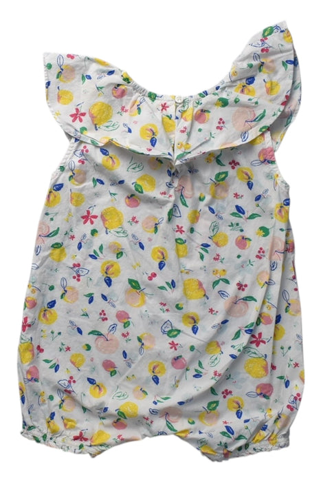 A Multicolour Sleeveless Rompers from Petit Bateau in size 18-24M for girl. (Back View)
